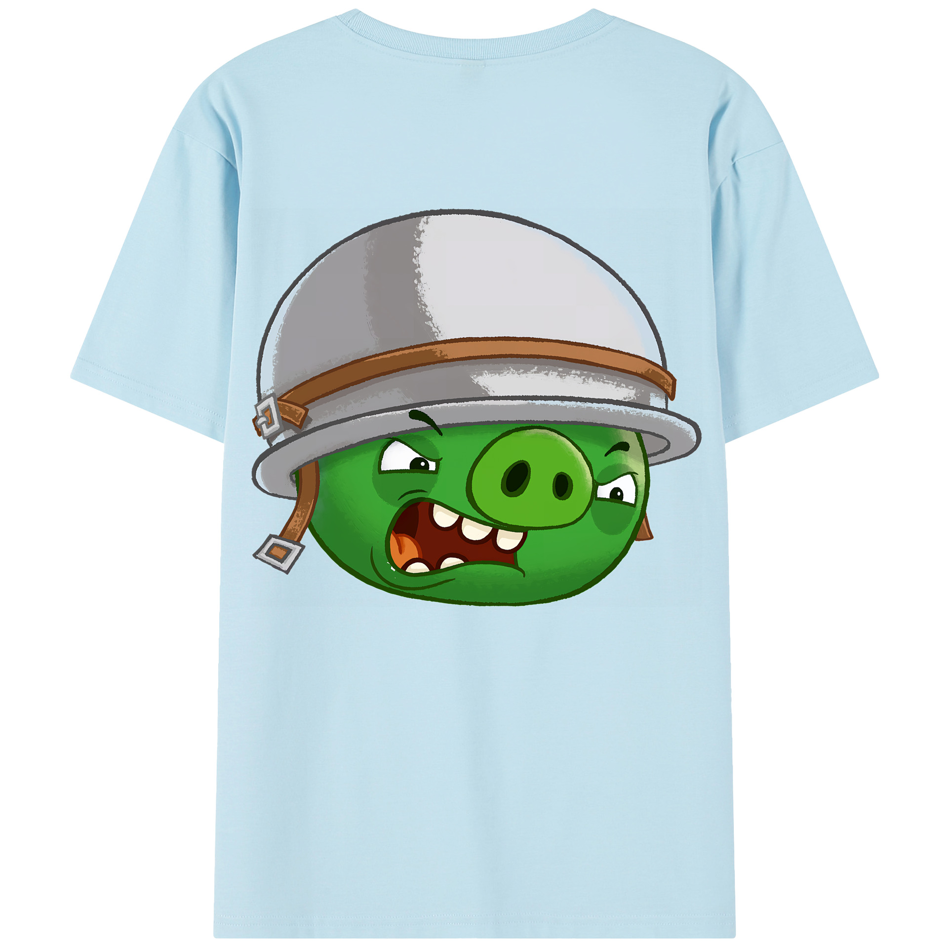 （画像用） Angry Birds アングリーバード 綿100％半袖Tシャツ（背面プリント）